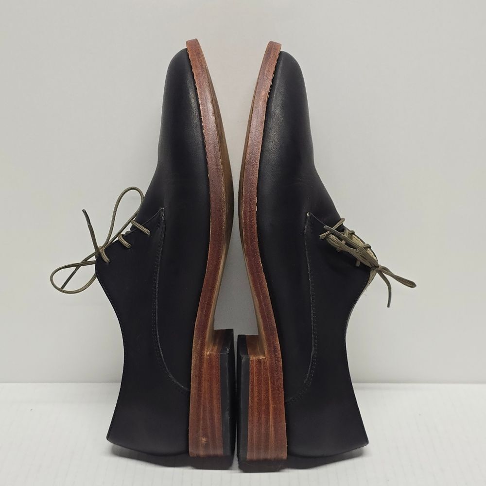 Nisolo James Oxfords Black Leather Preppy Business Casual Shoes 9.5 Narrow - Picture 4 of 8